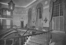The imposing staircase leading to the ballroom of the Ritz-Carlton Hotel, New York, 1923