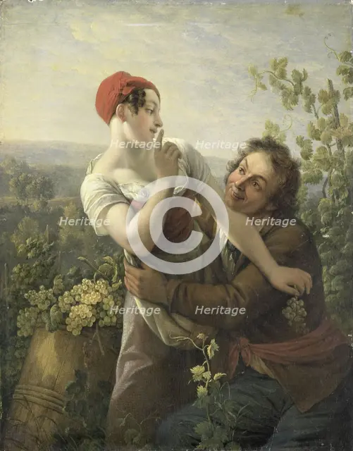 The Impassioned Grape Picker, 1817-1819. Creator: Peter Paul Joseph Noël.