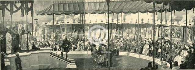 'The Imperial Assemblage at Delhi', 1877, (1901). Creator: Frederick Hollyer.