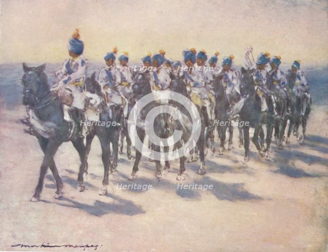 'The Imperial Cadet Corps at the Durbar', 1903. Artist: Mortimer L Menpes.