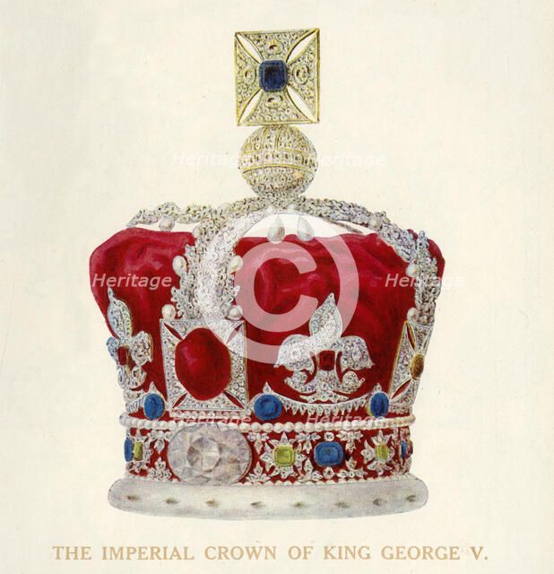'The Imperial Crown of King George V', c1911. Creator: Unknown.