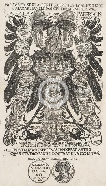 The Imperial Eagle, 1507. Creator: Hans Burgkmair, the Elder.
