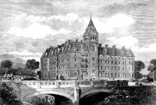 The Imperial Hotel at Great Malvern, 1862. Creator: Unknown