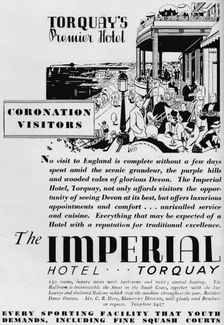 The Imperial Hotel, Torquay 1937
