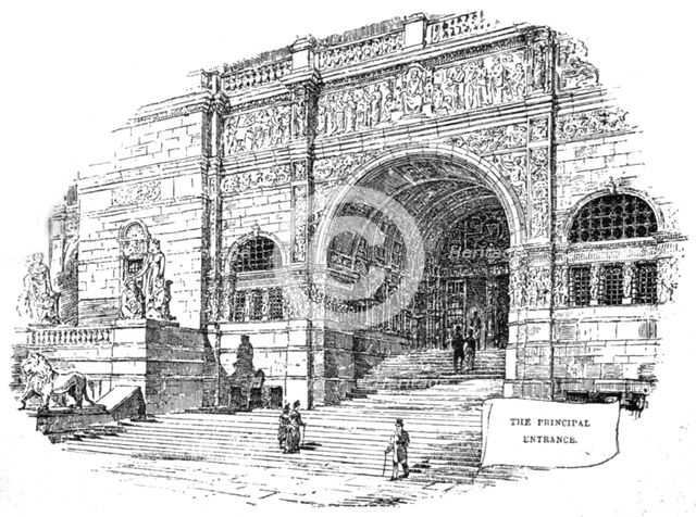 ''The Imperial Institute of the United Kingdom , The Colonies, and India; The Principal Entrance', 1 Creator: Unknown.