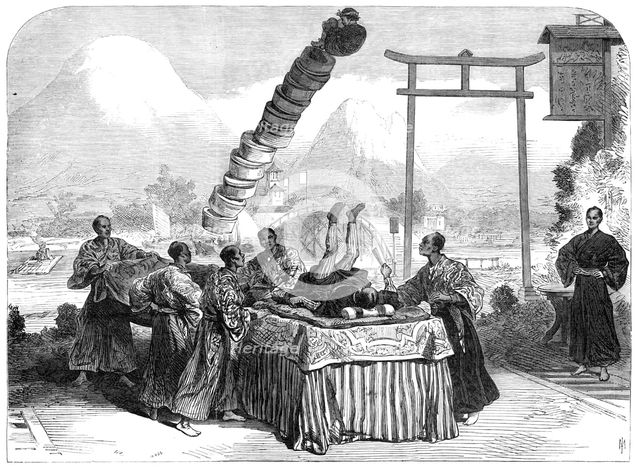 The Imperial Japanese Troupe at the Lyceum Theatre, 1868. Creator: Unknown.