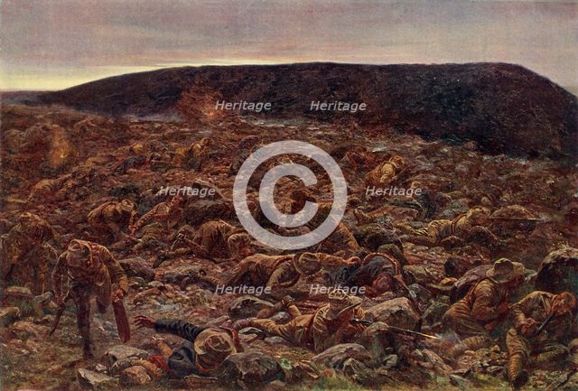 'The Imperial Light Horse at Waggon Hill, January 6, 1900', c1900. Creator: Andre & Sleigh.