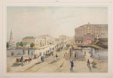 The Imperial post office and the School of Painting and Sculpture of the Moscow Art Society, 1840s
