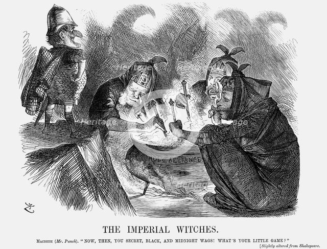 'The Imperial Witches', 1872. Creator: Joseph Swain.