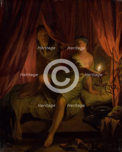 The Imprudence of Candaules, End of 17th-Early 18th cen.. Creator: Verkolje, Nikolaas (1673-1746).