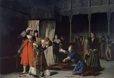 The Imprisonment of the Prince of Viana, 1871. Creator: Emilio Sala