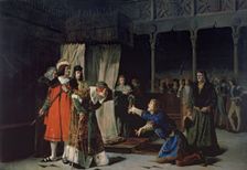 The Imprisonment of the Prince of Viana, 1871. Creator: Emilio Sala