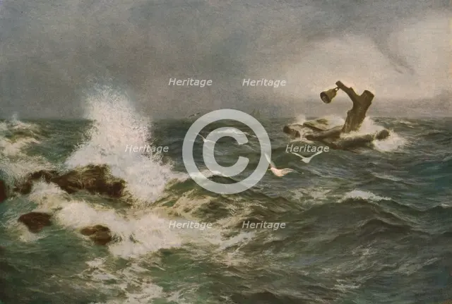 'The Inchcape Rock', 1908, (c1930). Creator: Peter Graham.