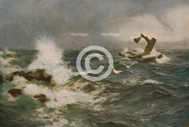 'The Inchcape Rock', 1908, (c1930). Creator: Peter Graham.