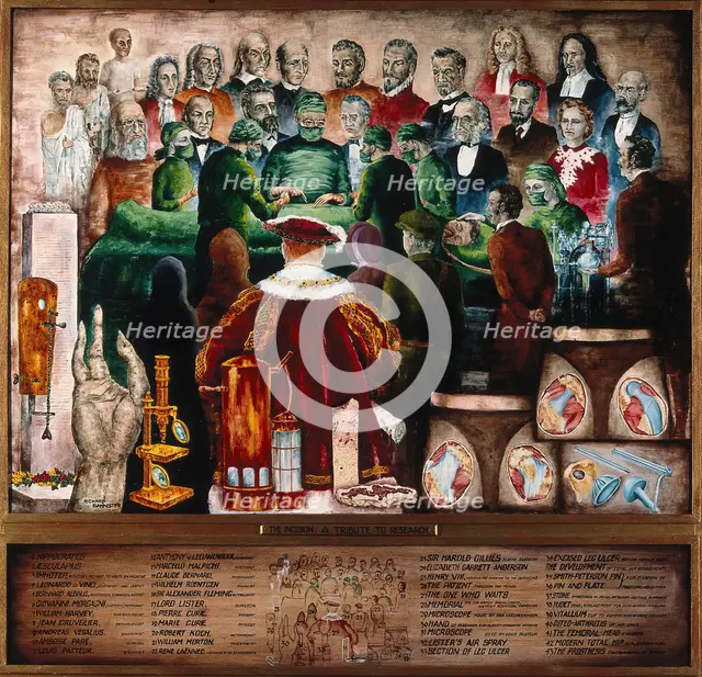 The incision: a tribute to research. Creator: Richard Bannister.
