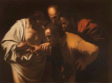 The Incredulity of Saint Thomas, 1600-1601