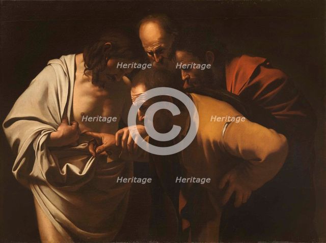 The Incredulity of Saint Thomas, 1600-1601.