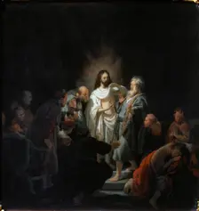 The Incredulity of Saint Thomas 1634. Artist: Rembrandt Harmensz van Rijn
