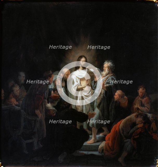 'The Incredulity of Saint Thomas', 1634.  Artist: Rembrandt Harmensz van Rijn    
