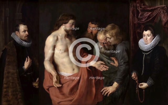 The Incredulity of Saint Thomas (The Rockox Triptych) , Between 1613 and 1615. Creator: Rubens, Pieter Paul (1577-1640).
