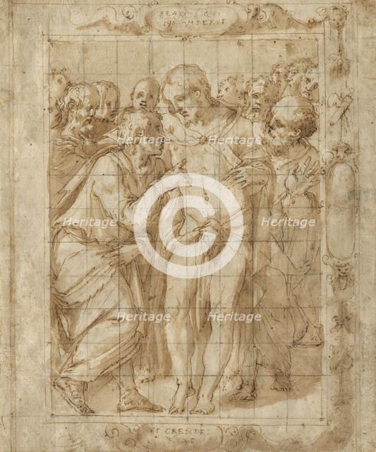 The Incredulity Of Saint Thomas, c1569. Creator: Giorgio Vasari.