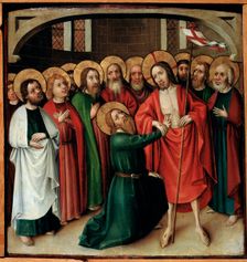The Incredulity of Saint Thomas c1500. Creator: Swabian master (active ca. 1500)