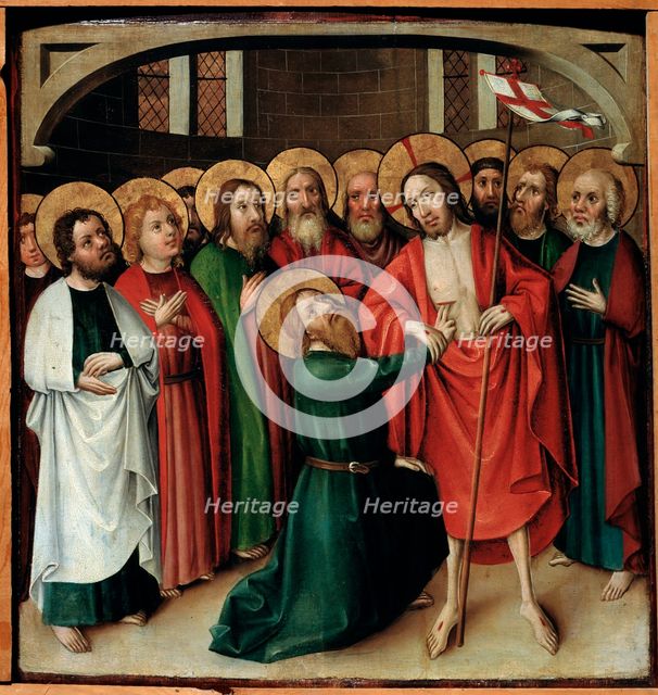 The Incredulity of Saint Thomas', c1500.  Creator: Swabian master (active ca. 1500).