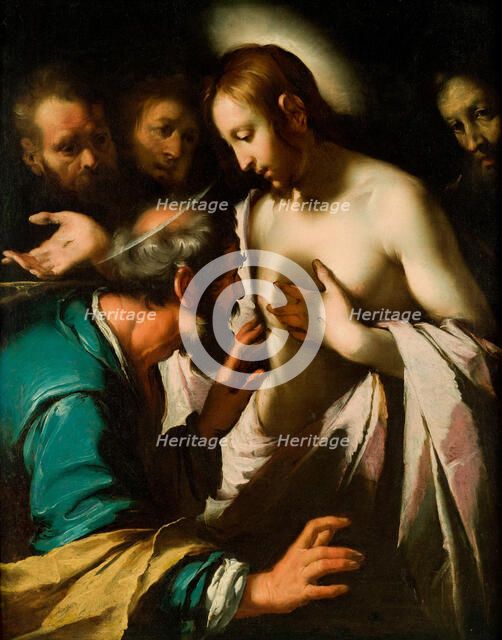 The Incredulity of Saint Thomas, c1620. Creator: Strozzi, Bernardo (1581-1644).