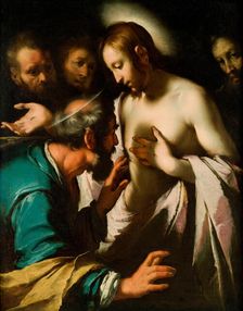 The Incredulity of Saint Thomas, c1620. Creator: Strozzi, Bernardo (1581-1644)