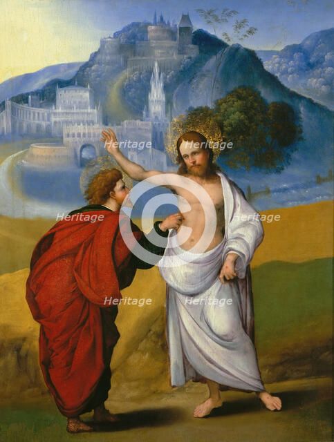 The Incredulity of Saint Thomas, ca 1521. Creator: Mazzolino, Ludovico (1480-1528).