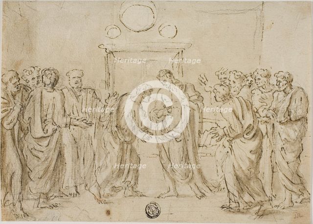 The Incredulity of Saint Thomas (recto), n.d. Creator: Unknown.