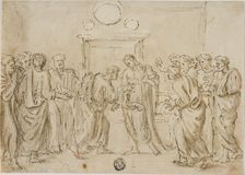 The Incredulity of Saint Thomas (recto), n.d. Creator: Unknown