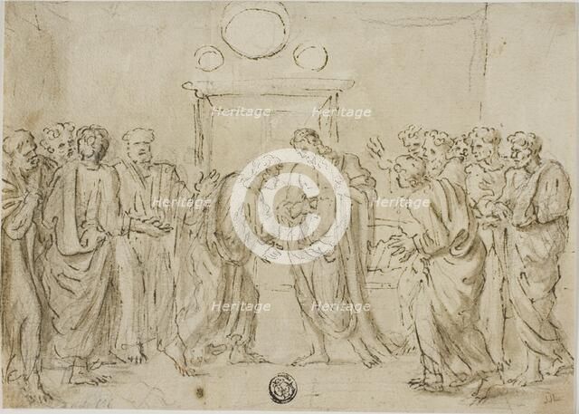 The Incredulity of Saint Thomas (recto), n.d. Creator: Unknown.