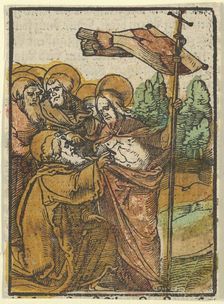 The Incredulity of Thomas, from Das Plenarium, 1517. Creator: Hans Schäufelein the Elder