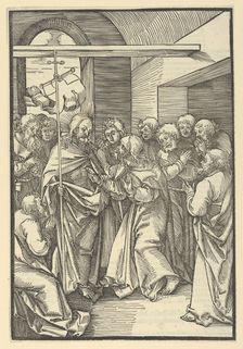 The Incredulity of Thomas, from Speculum passionis domini nostri Ihesu Christi, 1507. Creator: Hans Schäufelein the Elder