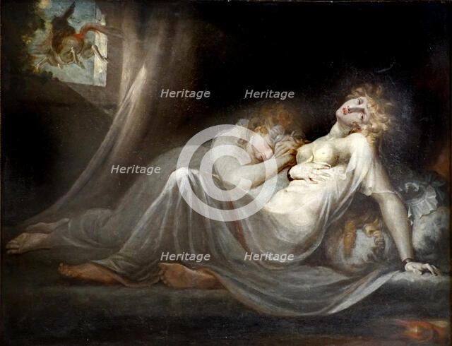 The Incubus Leaving Two Sleeping Women, 1780. Creator: Füssli (Fuseli), Johann Heinrich (1741-1825).