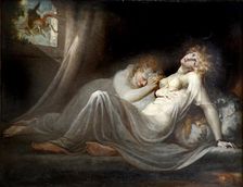 The Incubus Leaving Two Sleeping Women, 1780. Creator: Füssli (Fuseli), Johann Heinrich (1741-1825)