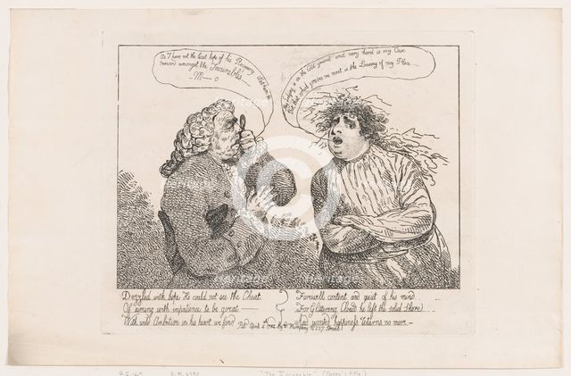 The Incurable, April 4, 1784., April 4, 1784. Creator: Thomas Rowlandson.