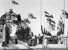 The inauguration of the ferry route between Trelleborg and Sassnitz, Sweden, 1909. Creator: Unknown