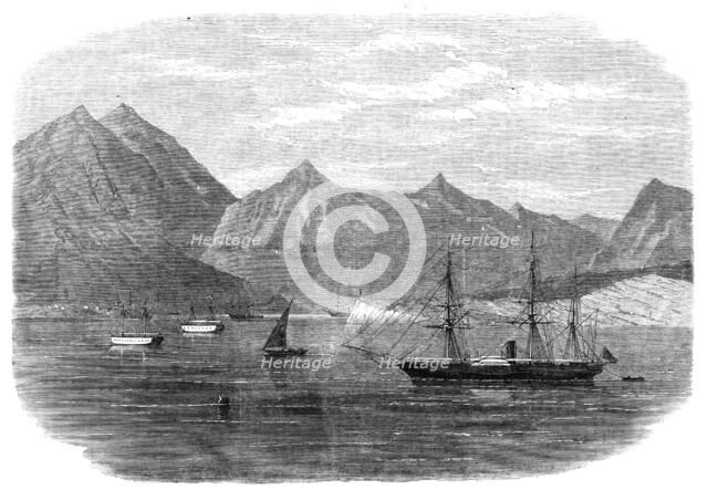 The Indo-European Telegraph: Mussendom Station, Elphinstone Inlet, Persian Gulf, 1865. Creator: Unknown.