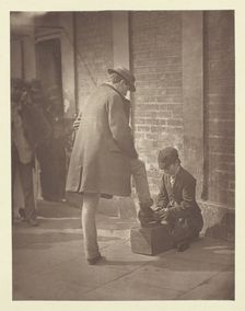 The Independent Shoe-Black, 1881. Creator: John Thomson