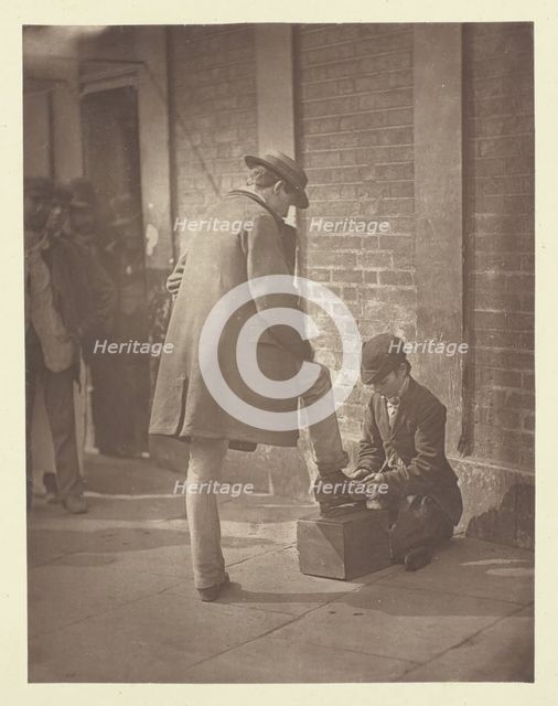 The Independent Shoe-Black, 1881. Creator: John Thomson.