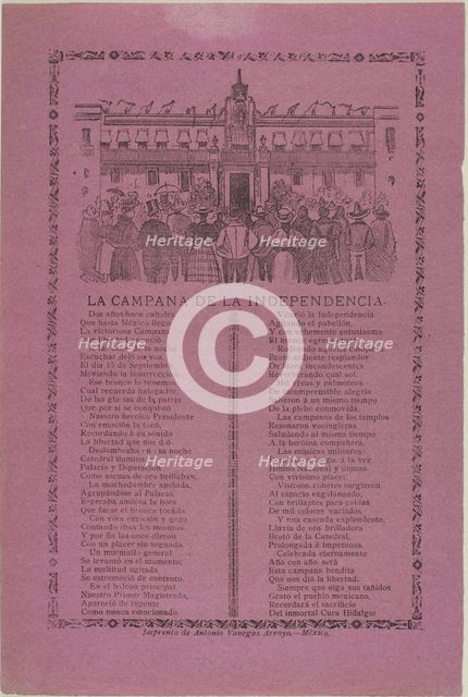 The Independence Bell, n.d. Creator: José Guadalupe Posada.