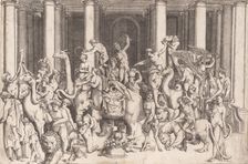 The Indian Triumph of Bacchus, ca. 1542. Creator: Attributed to Enea Vico