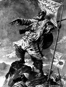 The Indian Frontier Rising: cursing the infidel, 1898. Creator: Unknown