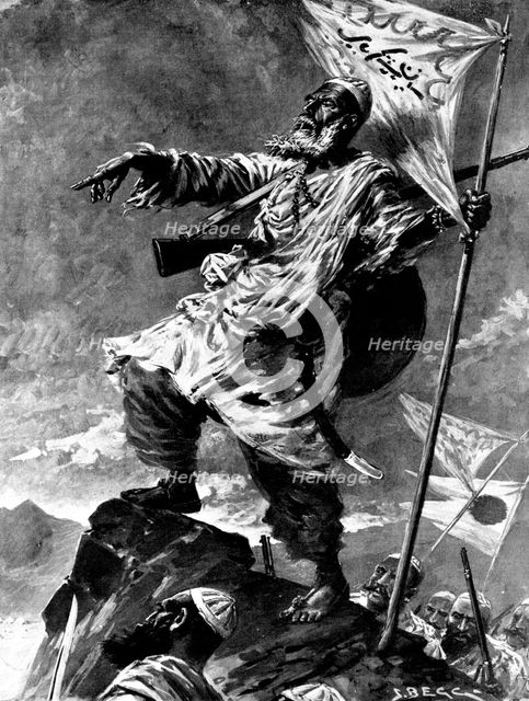 The Indian Frontier Rising: cursing the infidel, 1898. Creator: Unknown.