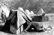 The Indian Frontier Rising - the rifle-thief: a night scene near Kohat, 1898. Creator: Unknown