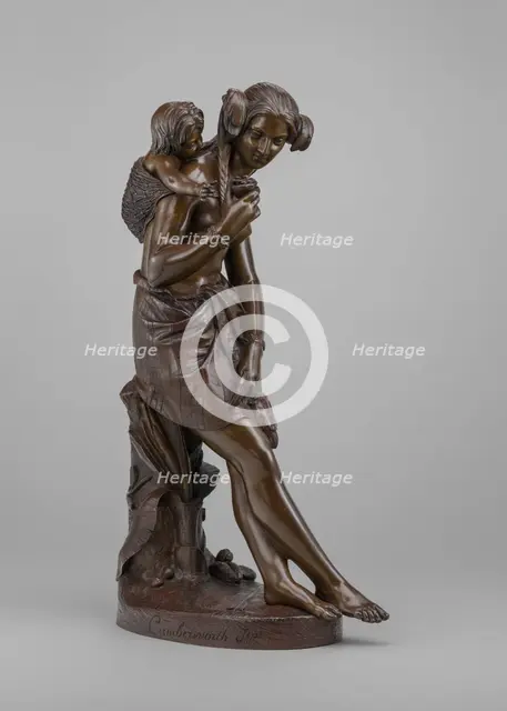 The Indian Huntress (La chasseresse indienne), model by 1841, cast 1840s. Creator: Charles Cumberworth.