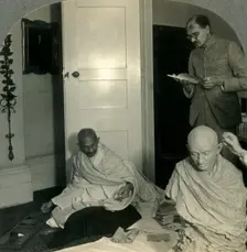 The Indian Leader, the Mahatma Gandhi c1930s. Creator: Unknown