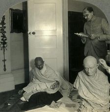 The Indian Leader, the Mahatma Gandhi c1930s. Creator: Unknown